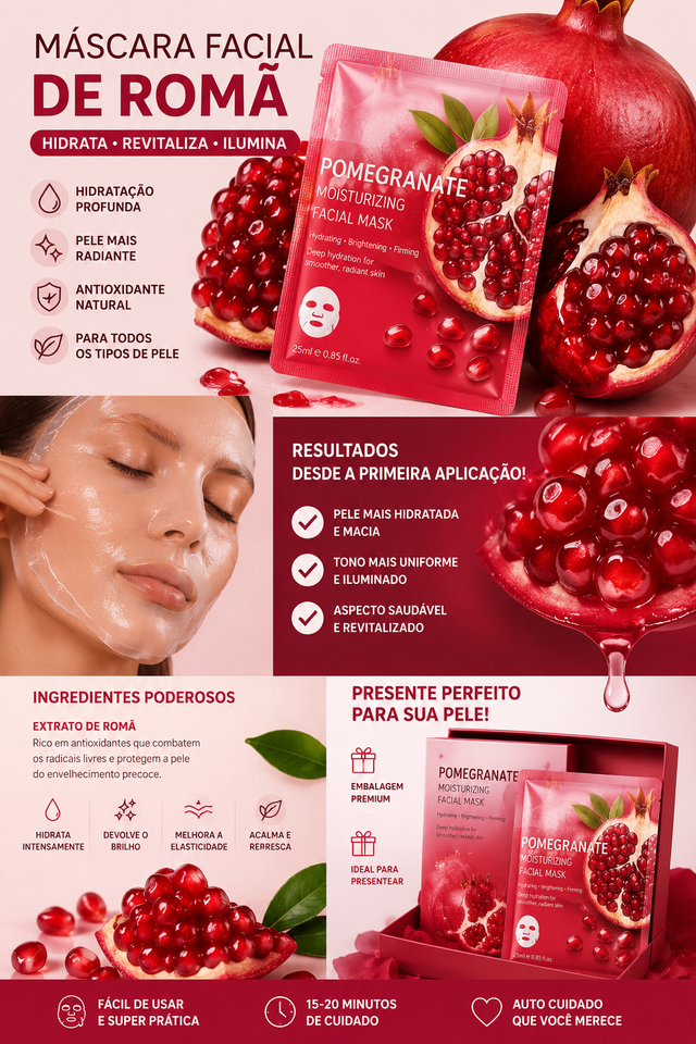 Mascarilla Facial Hidratante de Granada