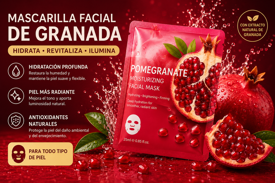 Mascarilla Facial Hidratante de Granada